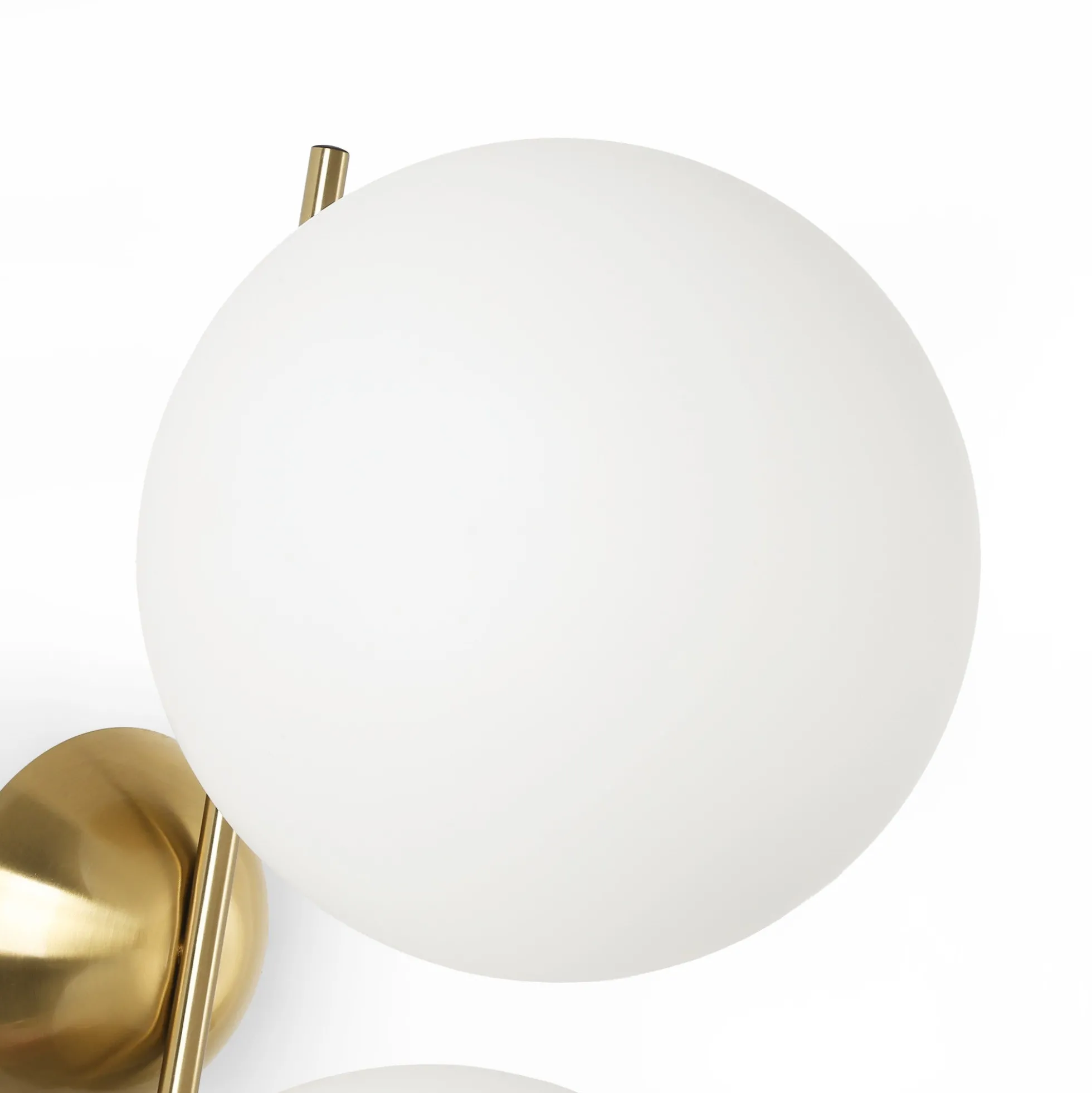 Aplique de pared doble bola cristal "VIC 220" - E27 - Ø 22cm