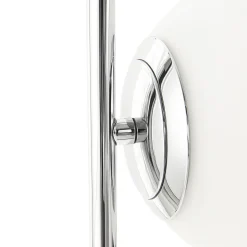 Aplique de pared doble bola cristal