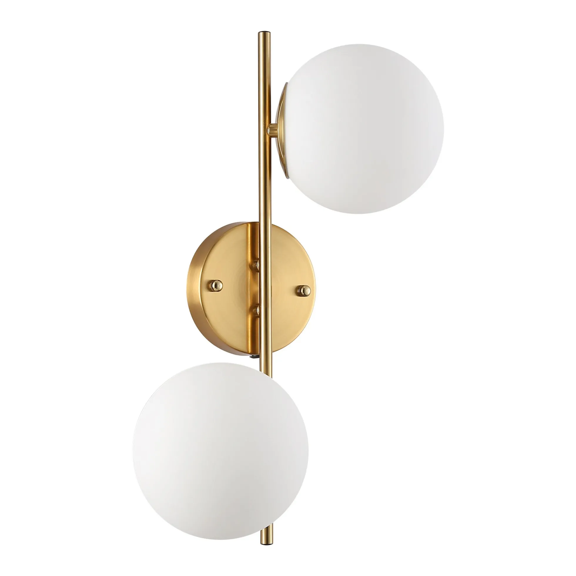 Aplique de pared doble bola cristal "Double"