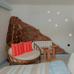 Aplique de pared empotrable circulo de escayola "MUR" - Ø 15cm - GU10 - Trimless/ Integración