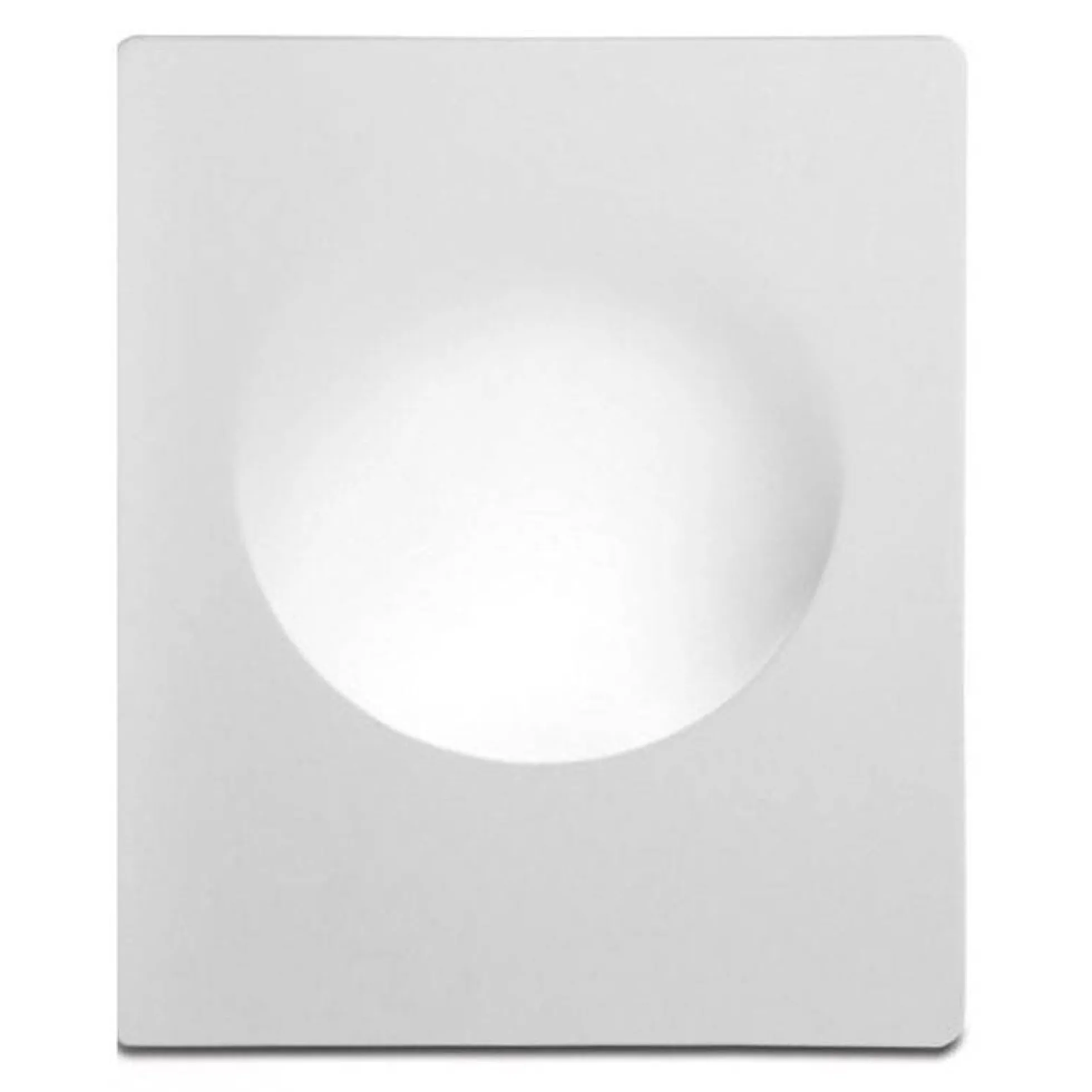 Aplique de pared empotrable circulo de escayola "MUR" - Ø 25cm - GU10 - Trimless/ Integración