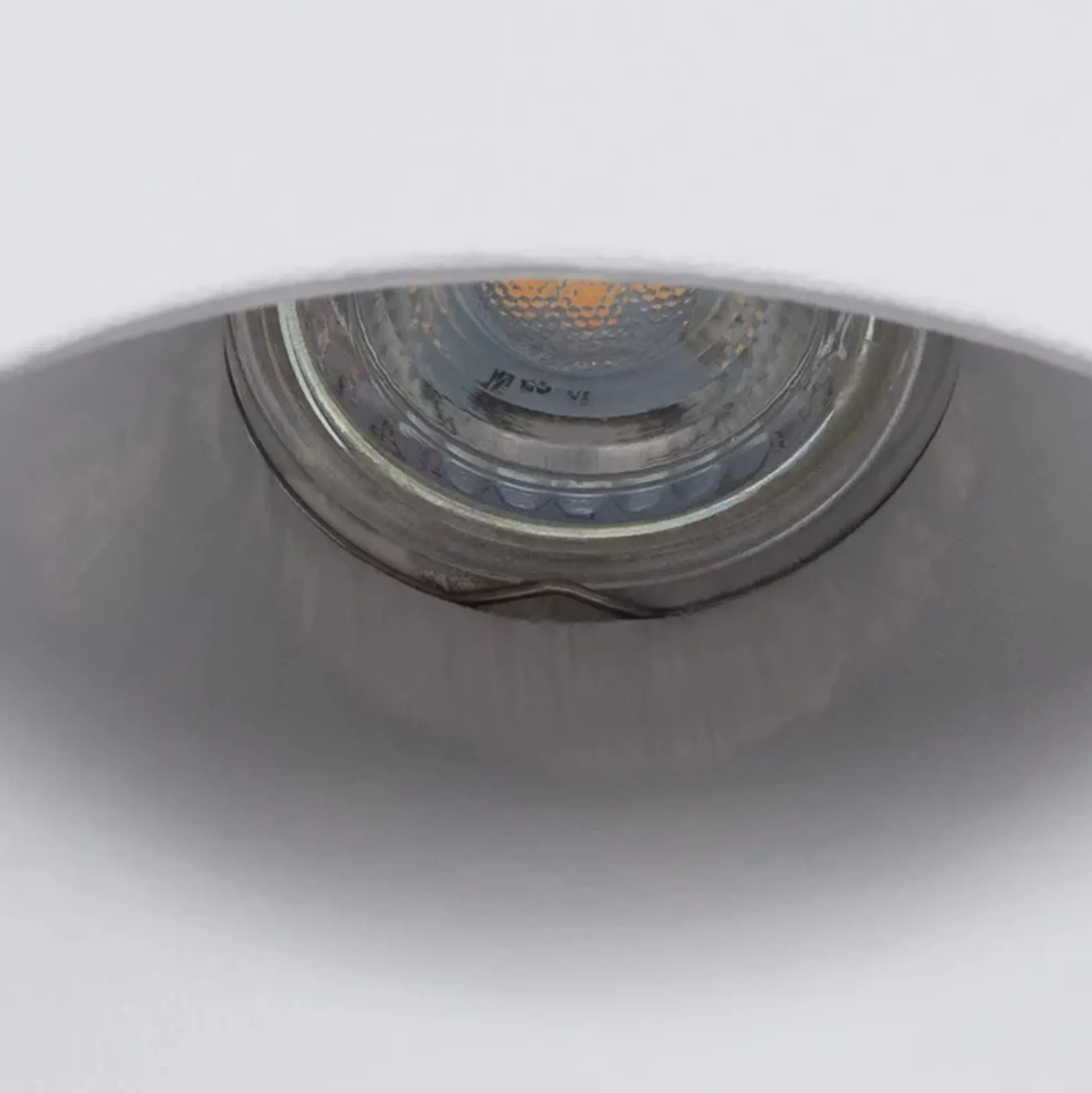 Aplique de pared empotrable circulo de escayola "MUR" - Ø 25cm - GU10 - Trimless/ Integración