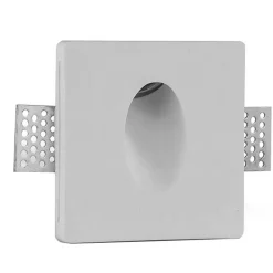 Aplique de pared empotrable de escayola