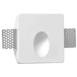 Aplique de pared empotrable de escayola