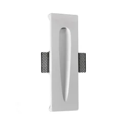 Aplique de pared empotrable de escayola "GOTA" - 1W - Trimless / integración