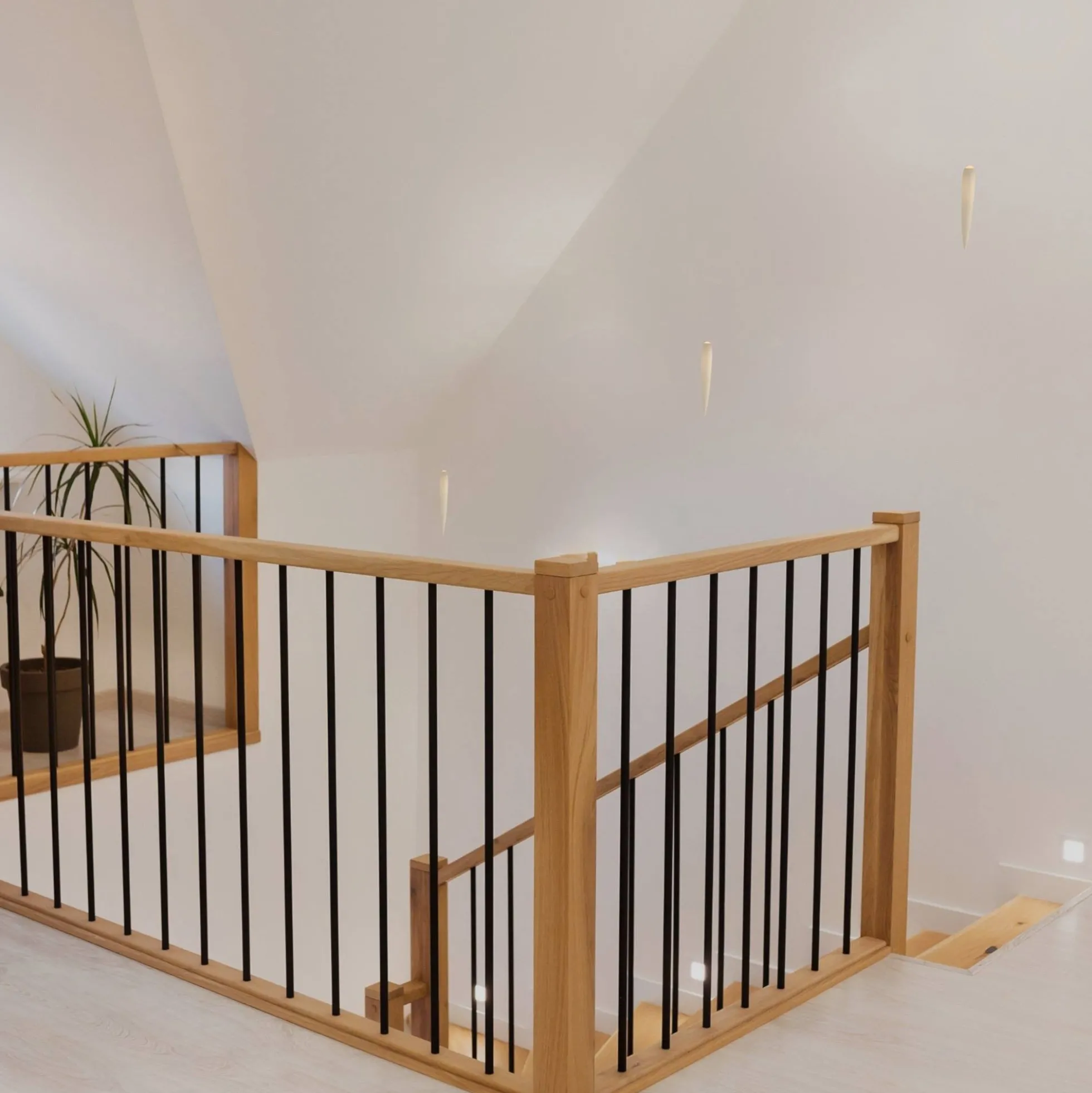 Aplique de pared empotrable de escayola "GOTA" - 1W - Trimless / integración
