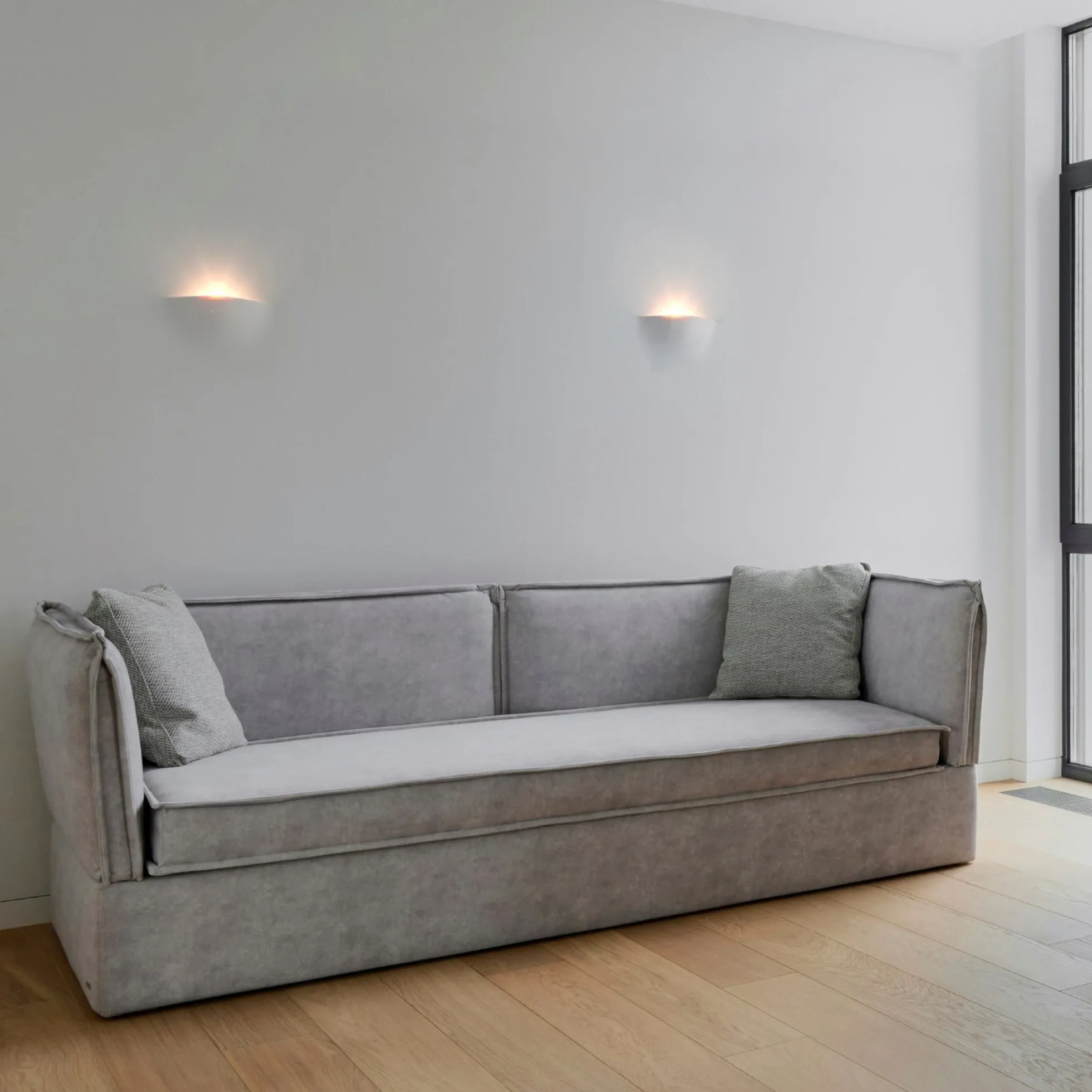Aplique de pared empotrable de escayola "ZIRCON" - Trimless / integración - G9