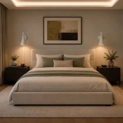 Aplique de pared escandinavo orientable 330° con interruptor y enchufe