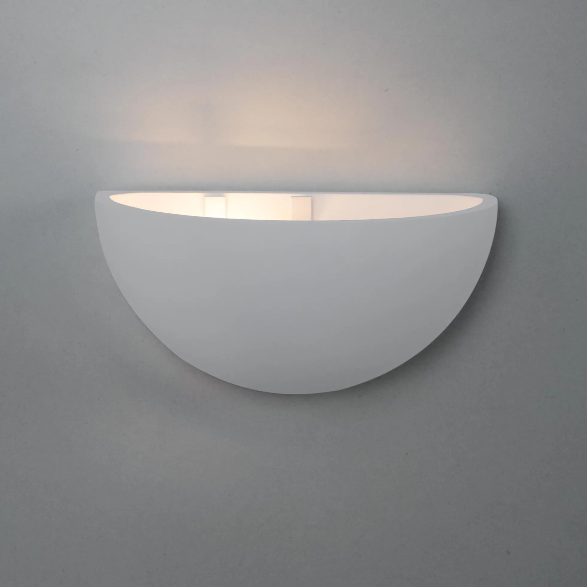Aplique de pared escayola "Bol" - 1 x E14