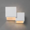 Aplique de pared escayola "Cube" - 2 x G9
