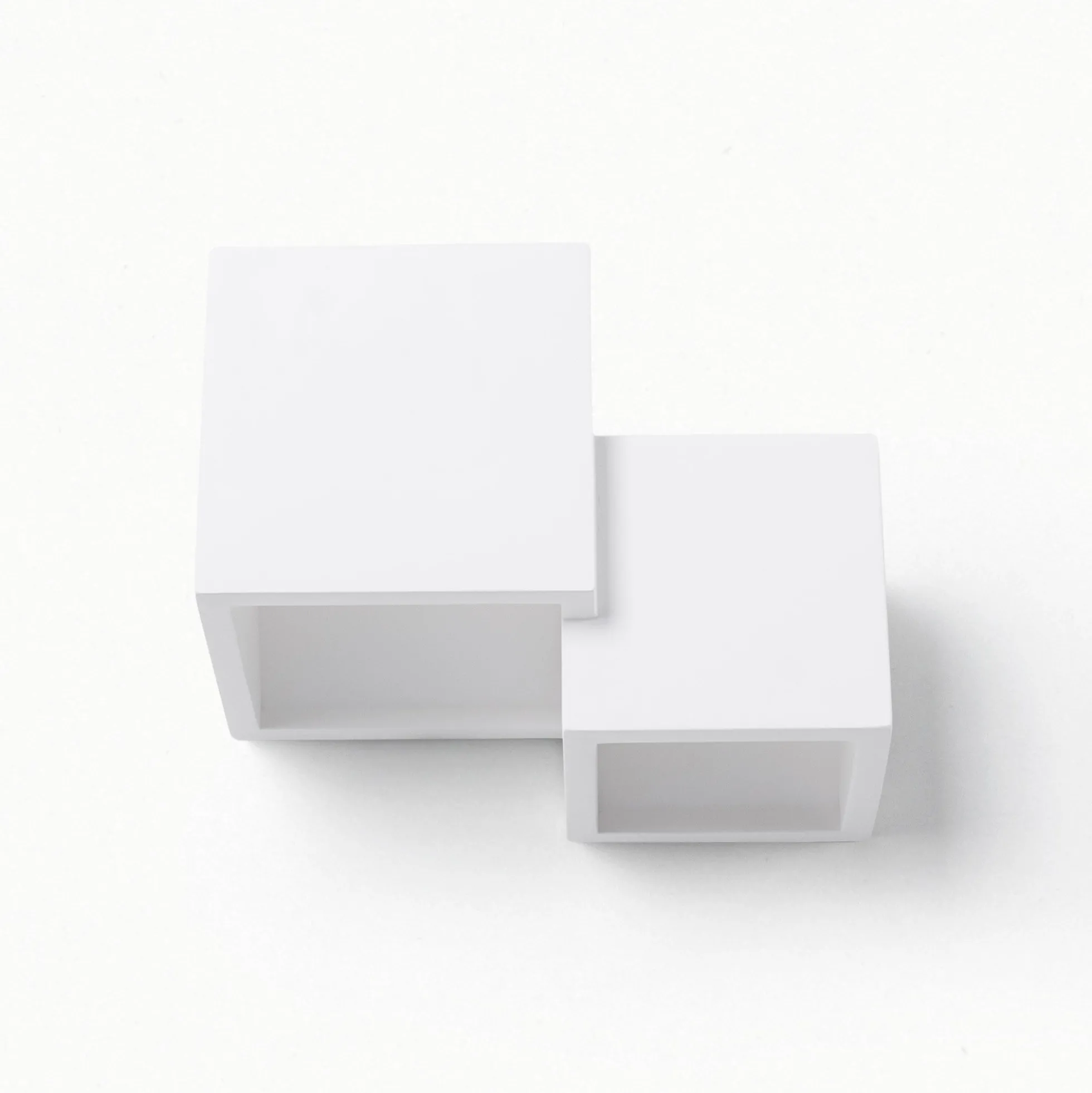 Aplique de pared escayola "Cube" - 2 x G9