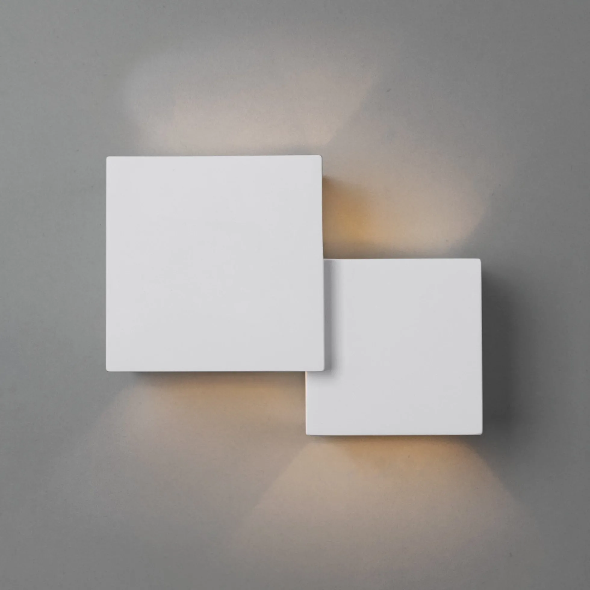 Aplique de pared escayola "Cube" - 2 x G9