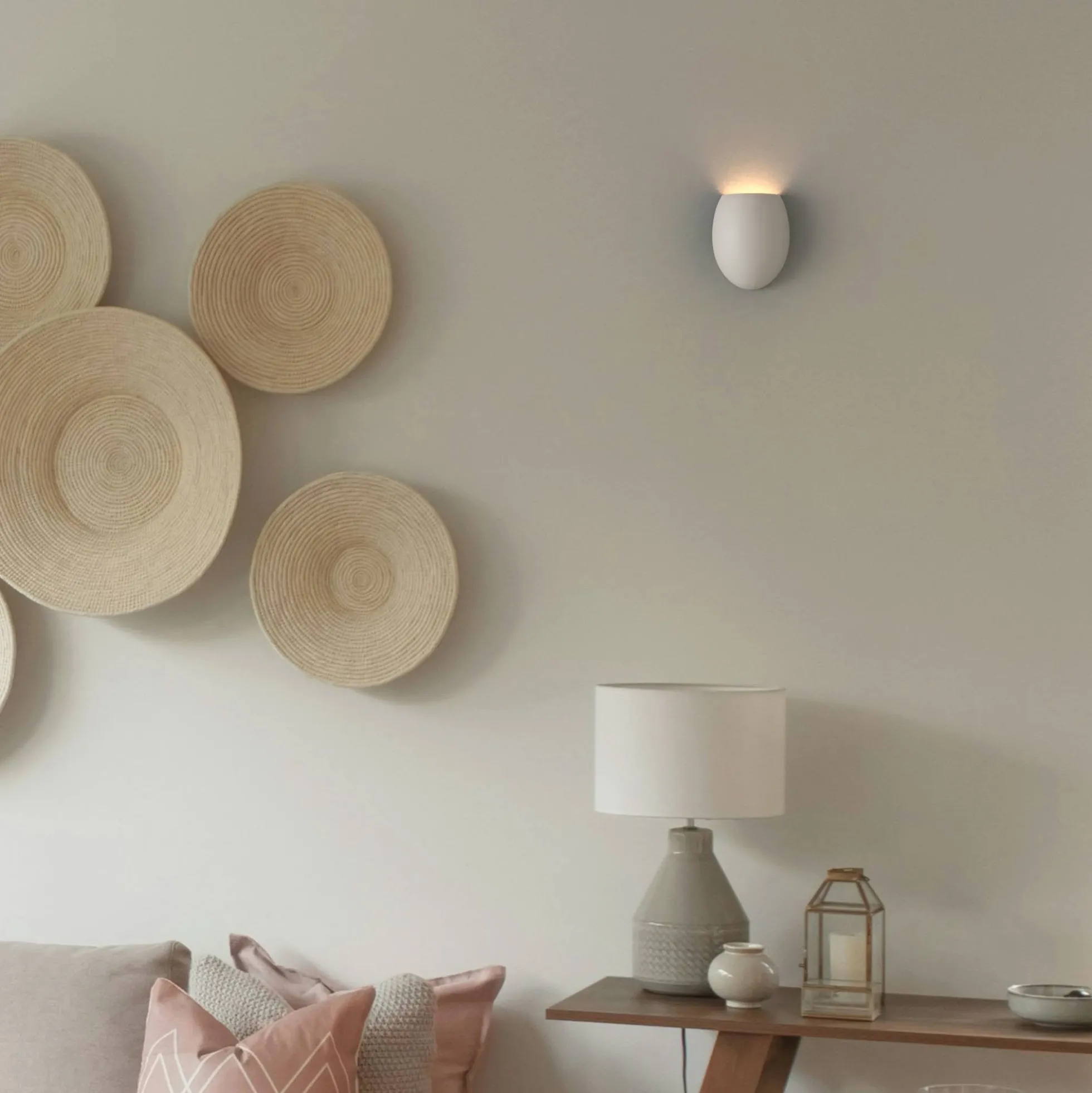 Aplique de pared escayola "Mery" - 1 x G9