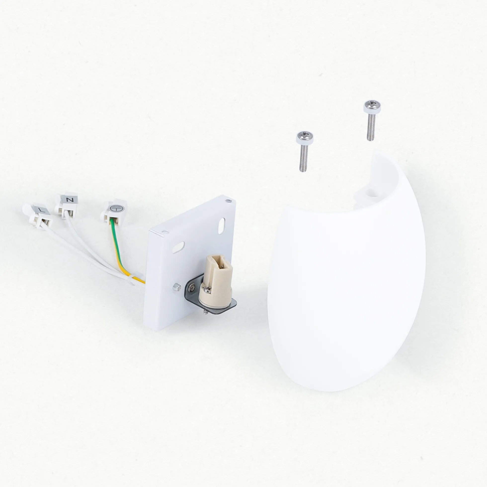 Aplique de pared escayola "Mery" - 1 x G9