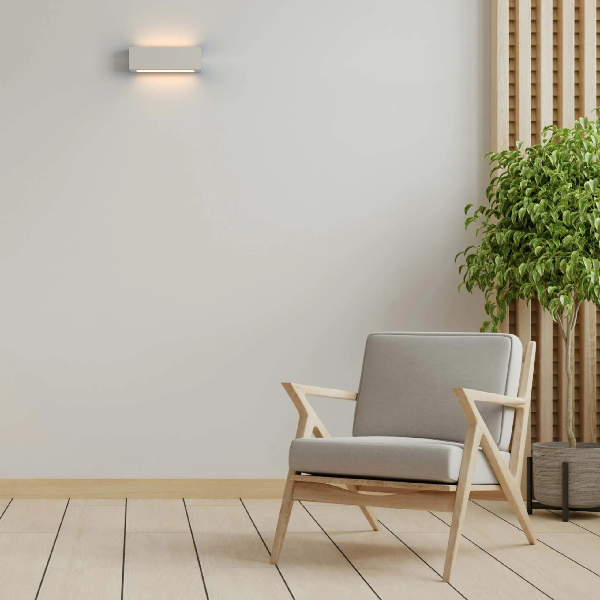 Aplique de pared escayola "Plast" - Bidireccional - 1 x G9