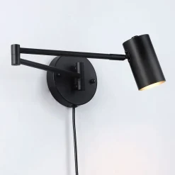 Aplique de pared extensible con enchufe "Lisa" - E27 G45