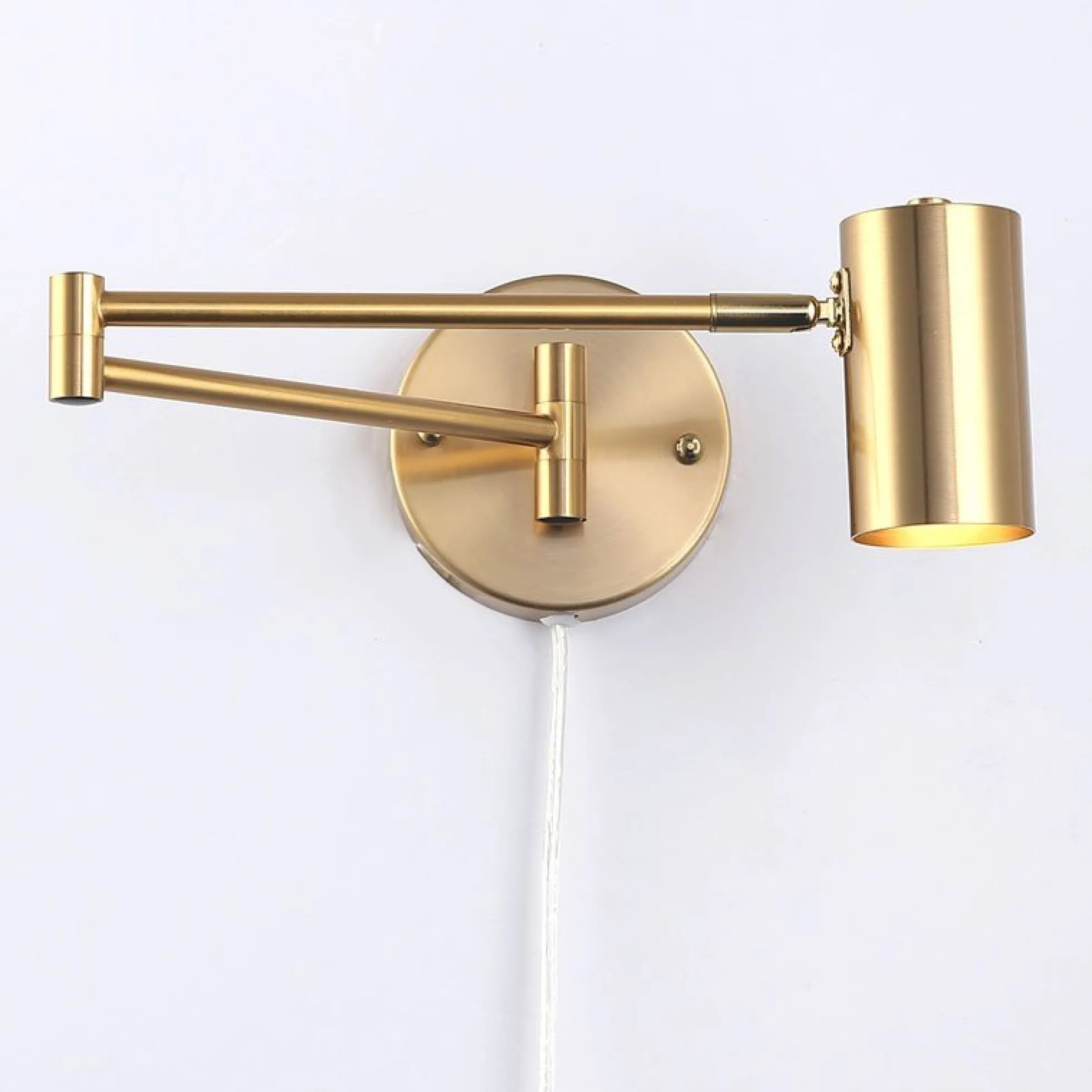 Aplique de pared extensible con enchufe "Lisa" - E27 G45