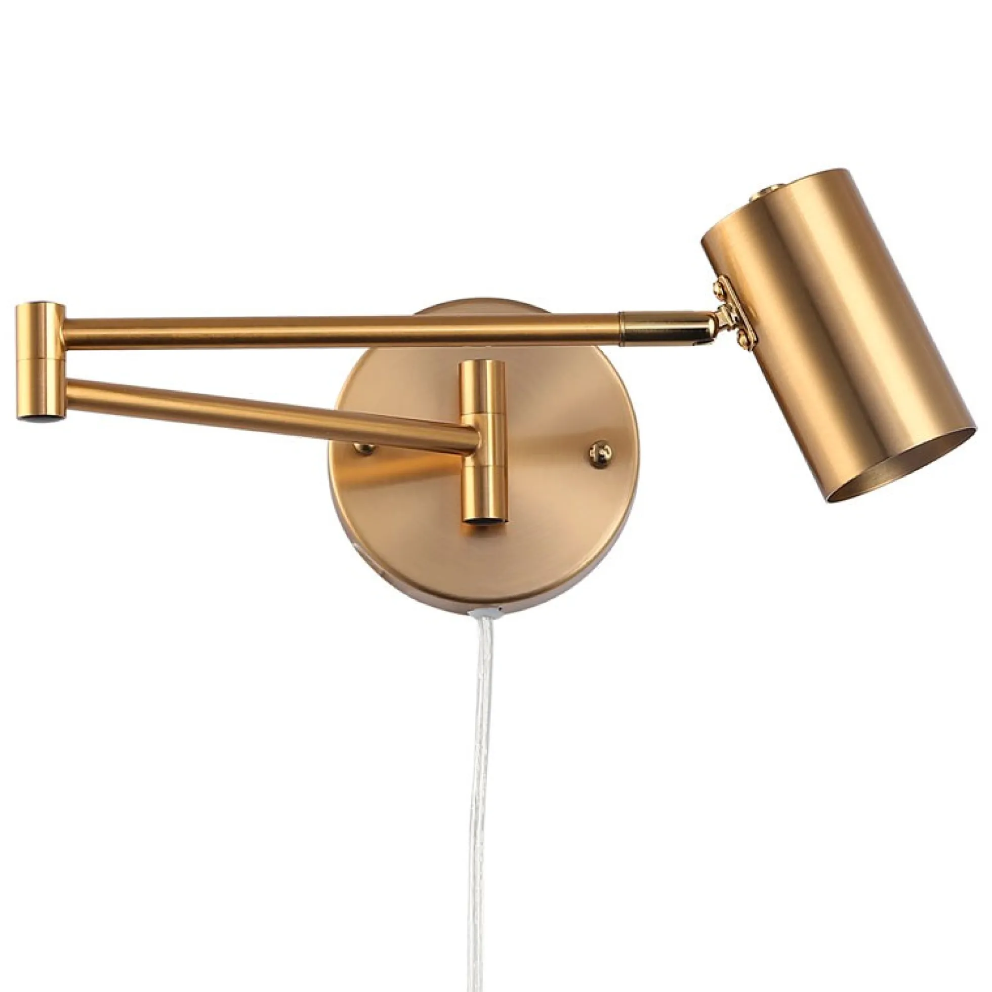Aplique de pared extensible con enchufe "Lisa" - E27 G45