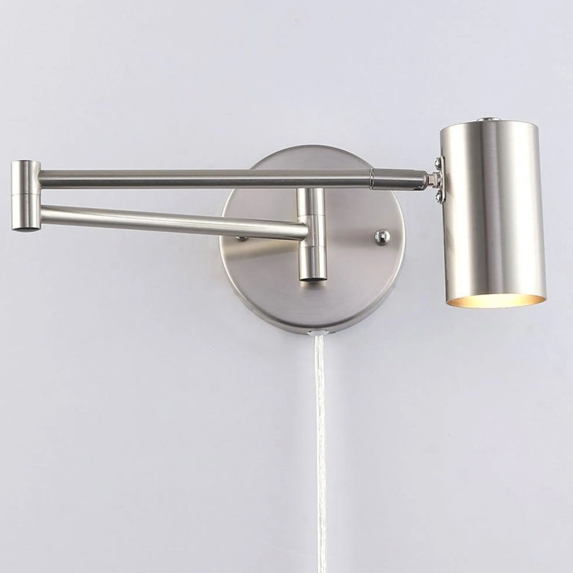 Aplique de pared extensible con enchufe "Lisa" - E27 G45