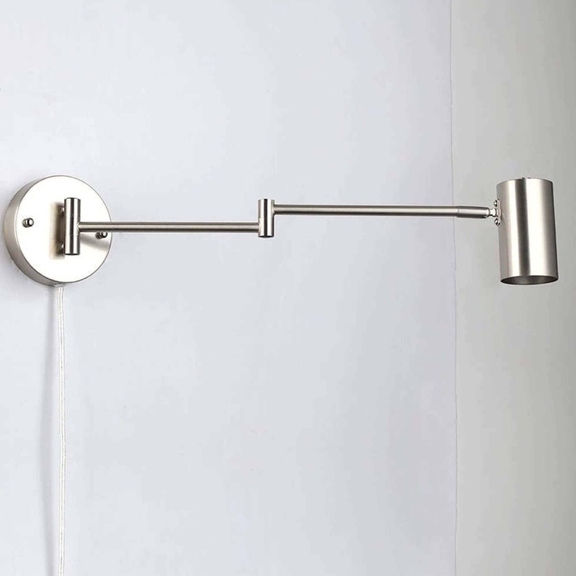 Aplique de pared extensible con enchufe "Lisa" - E27 G45