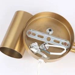 Aplique de pared extensible con enchufe