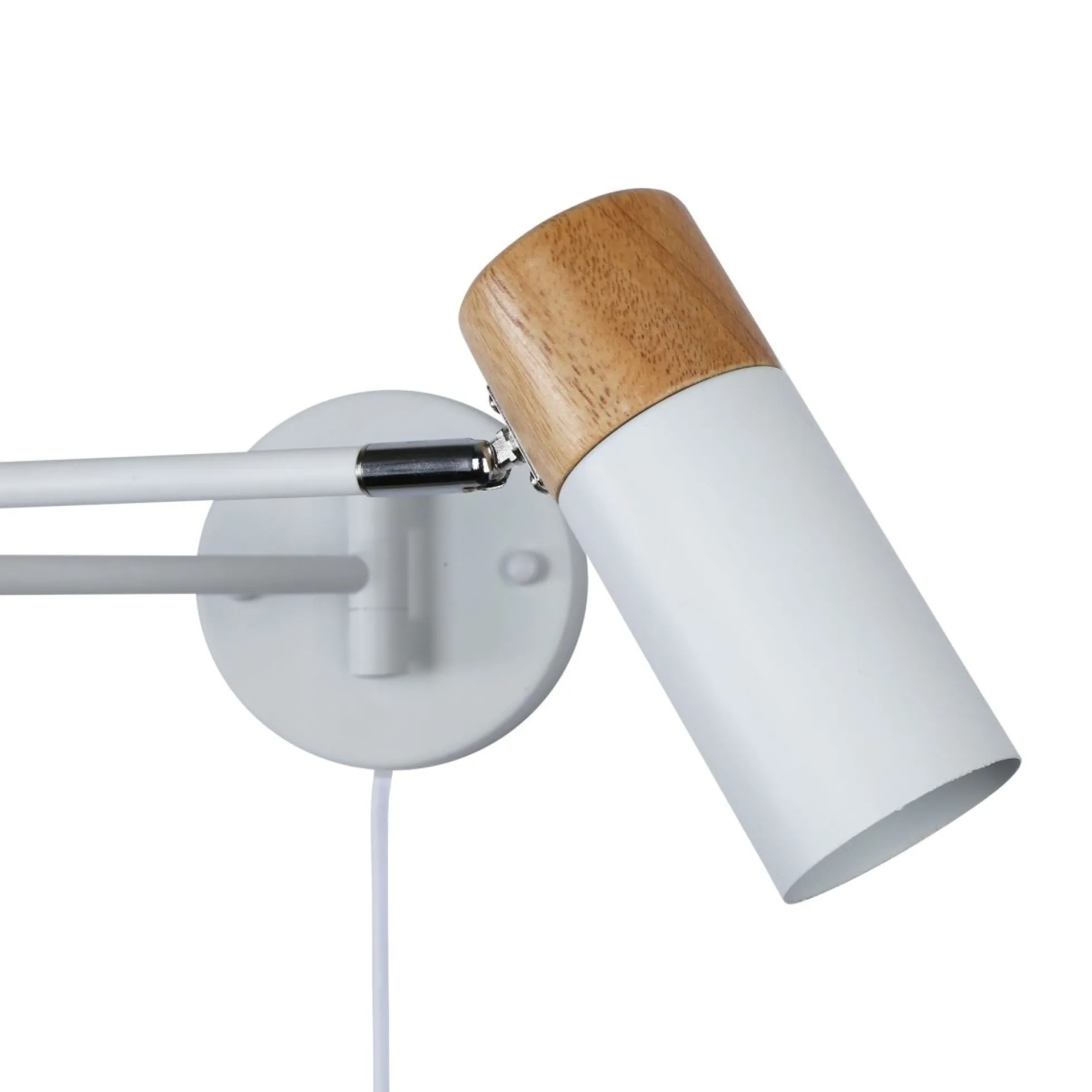 Aplique de pared extensible con cable y enchufe "Logan"
