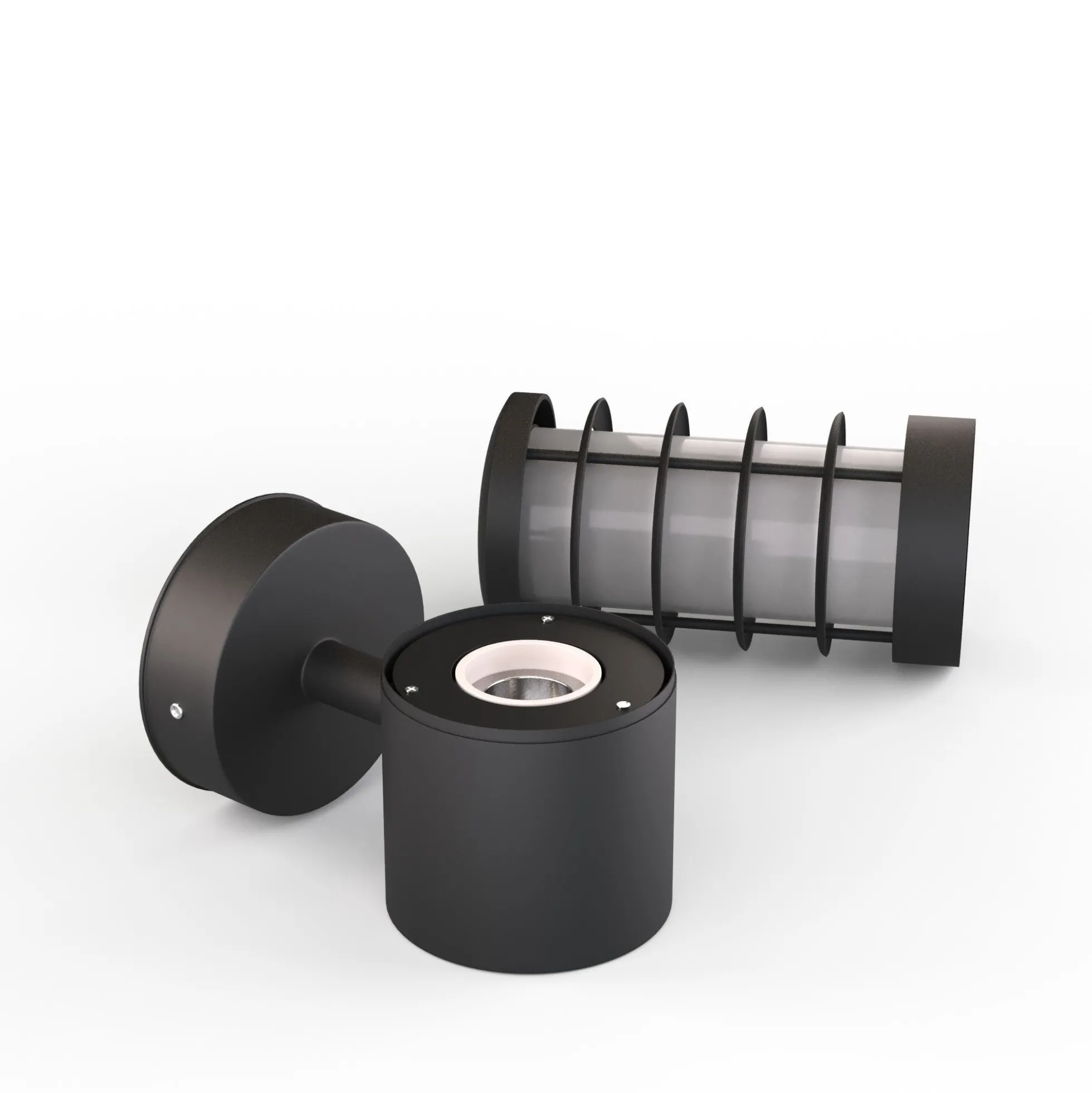 Aplique de pared exterior aluminio "Burno" - IP54 - E27