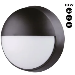 Aplique de pared exterior circular - IP54 - 110º - 10W
