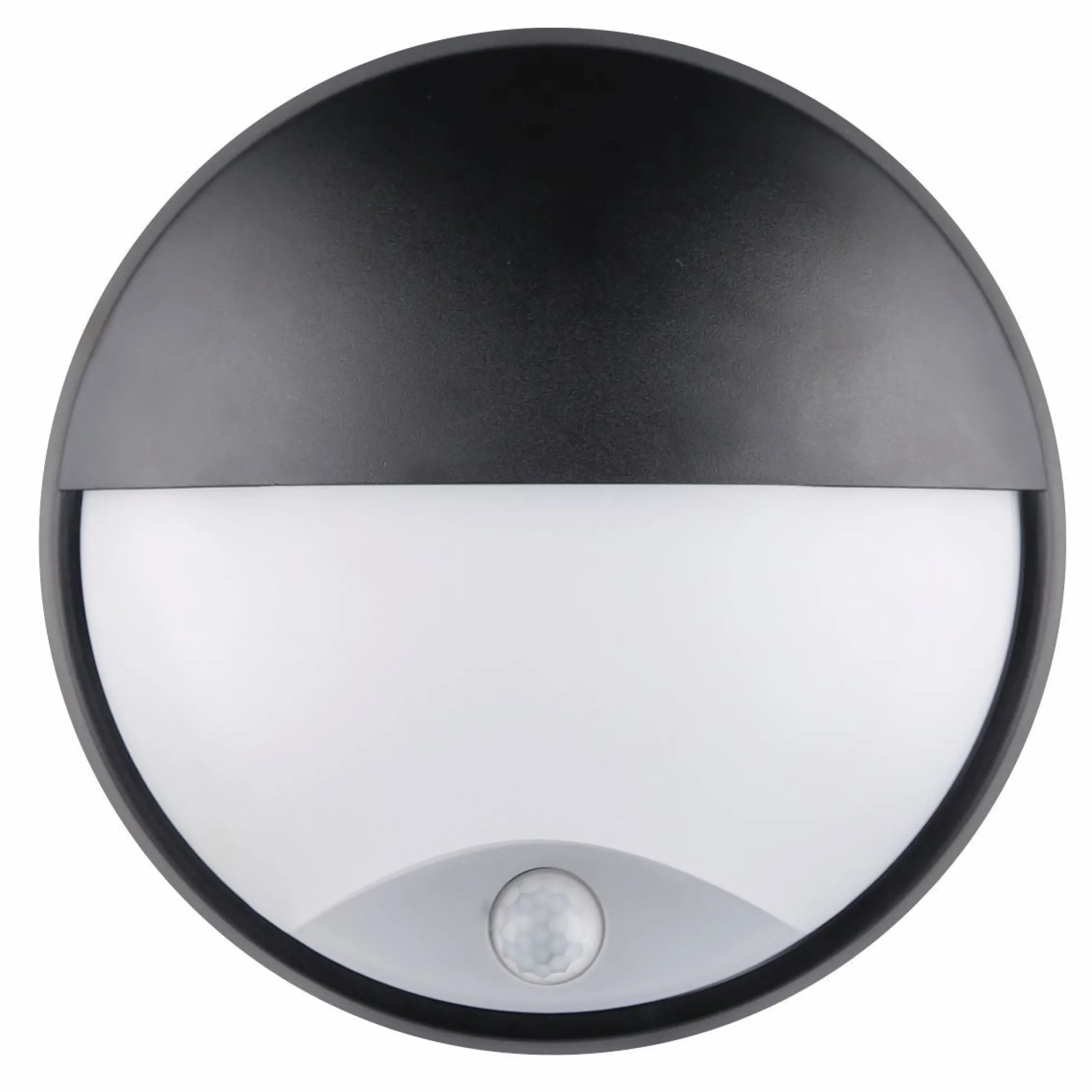 Aplique de pared exterior circular con sensor PIR - IP54 - 110º - 10W
