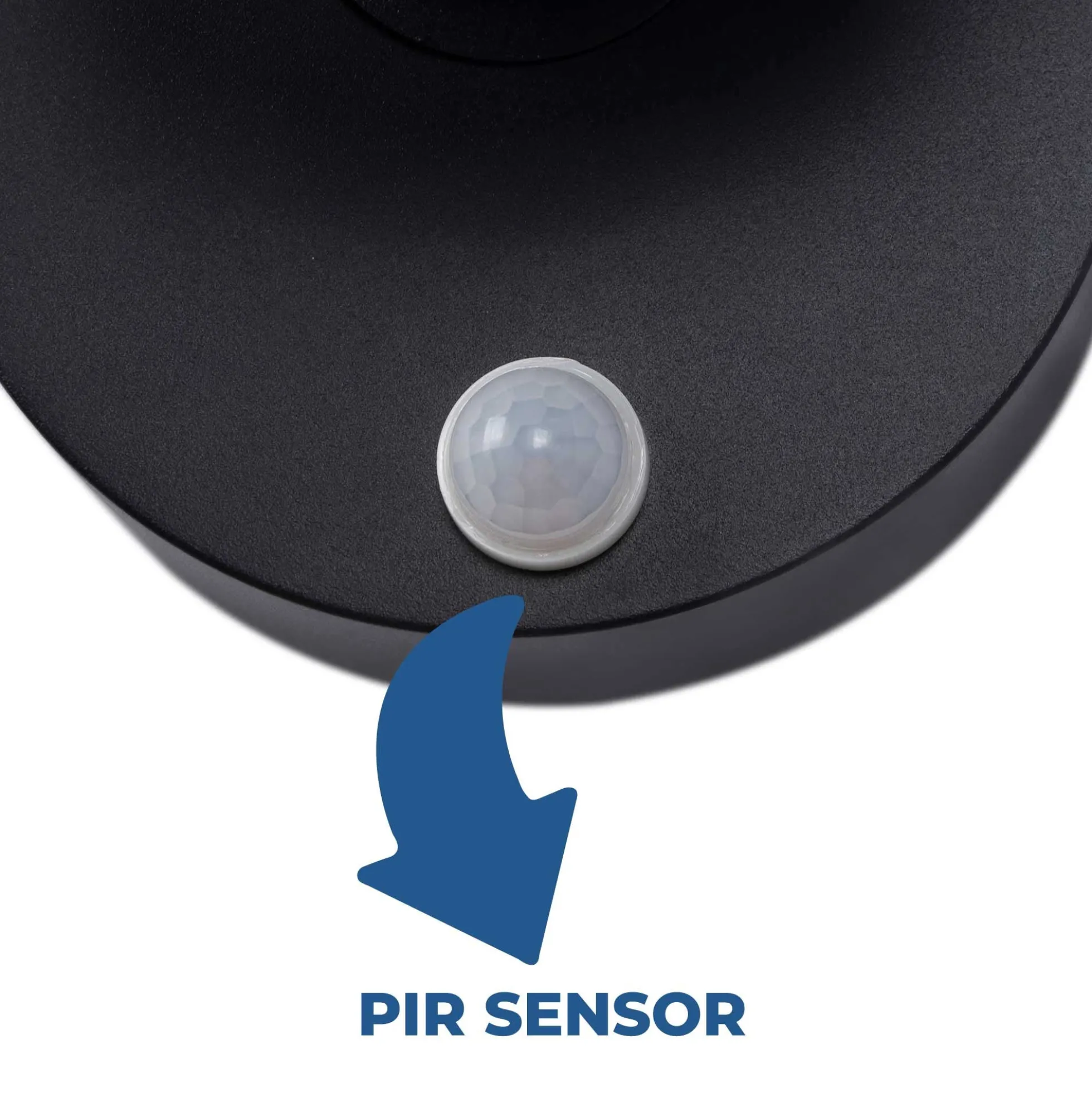 Aplique de pared exterior con sensor PIR "Stan" - 12,5W - Orientable - 3000K - IP54
