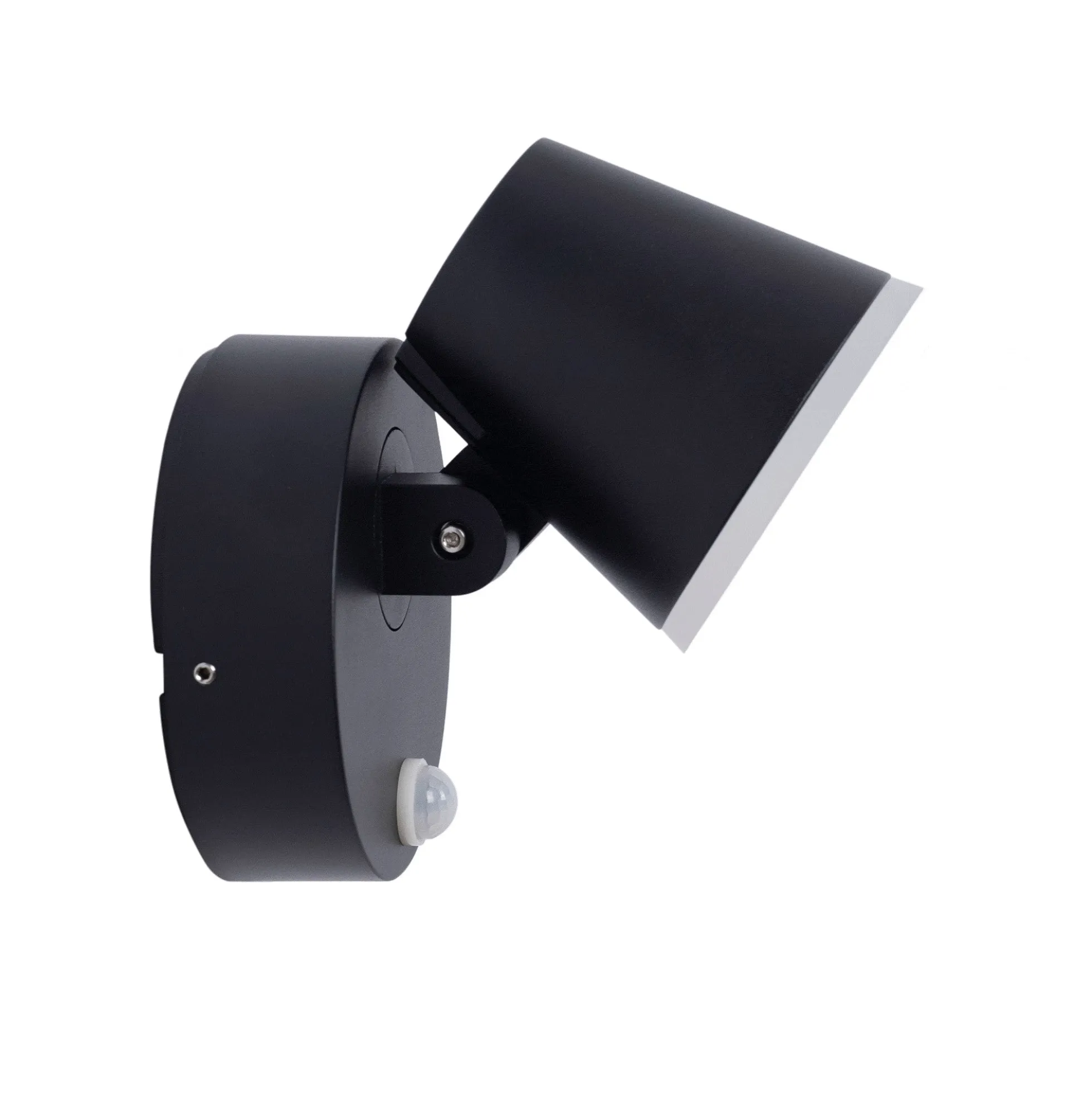 Aplique de pared exterior con sensor PIR "Stan" - 12,5W - Orientable - 3000K - IP54