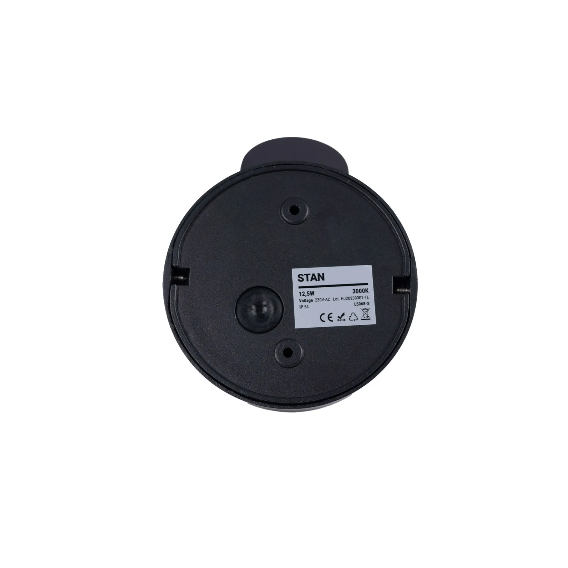 Aplique de pared exterior con sensor PIR "Stan" - 12,5W - Orientable - 3000K - IP54