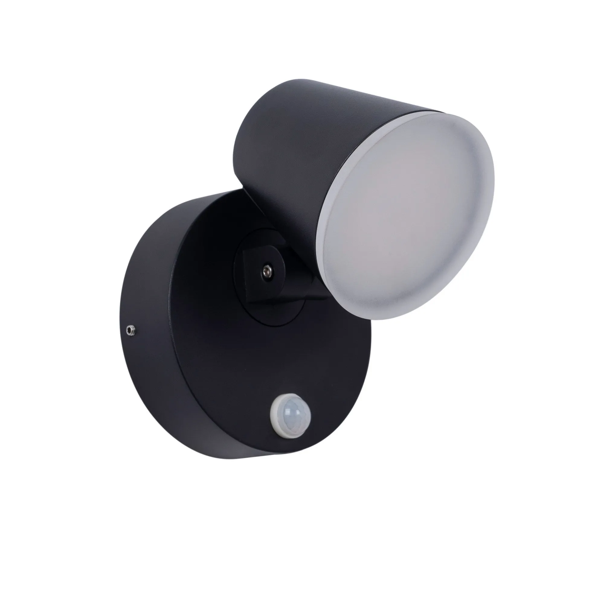 Aplique de pared exterior con sensor PIR "Stan" - 12,5W - Orientable - 3000K - IP54