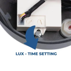 Aplique de pared exterior con sensor PIR