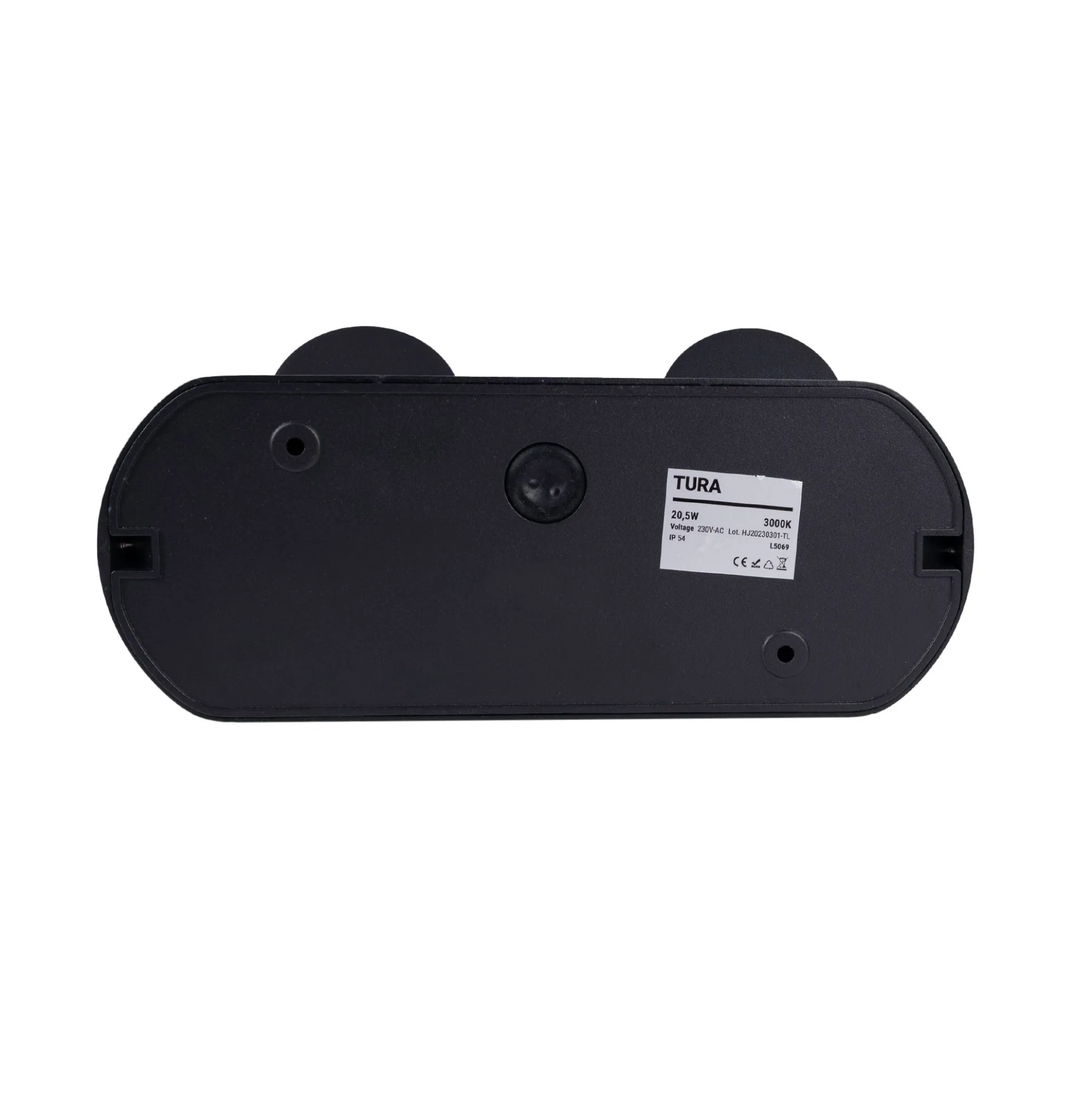 Aplique de pared exterior doble "Tura" - 20,5W - Orientable - 3000K - IP54
