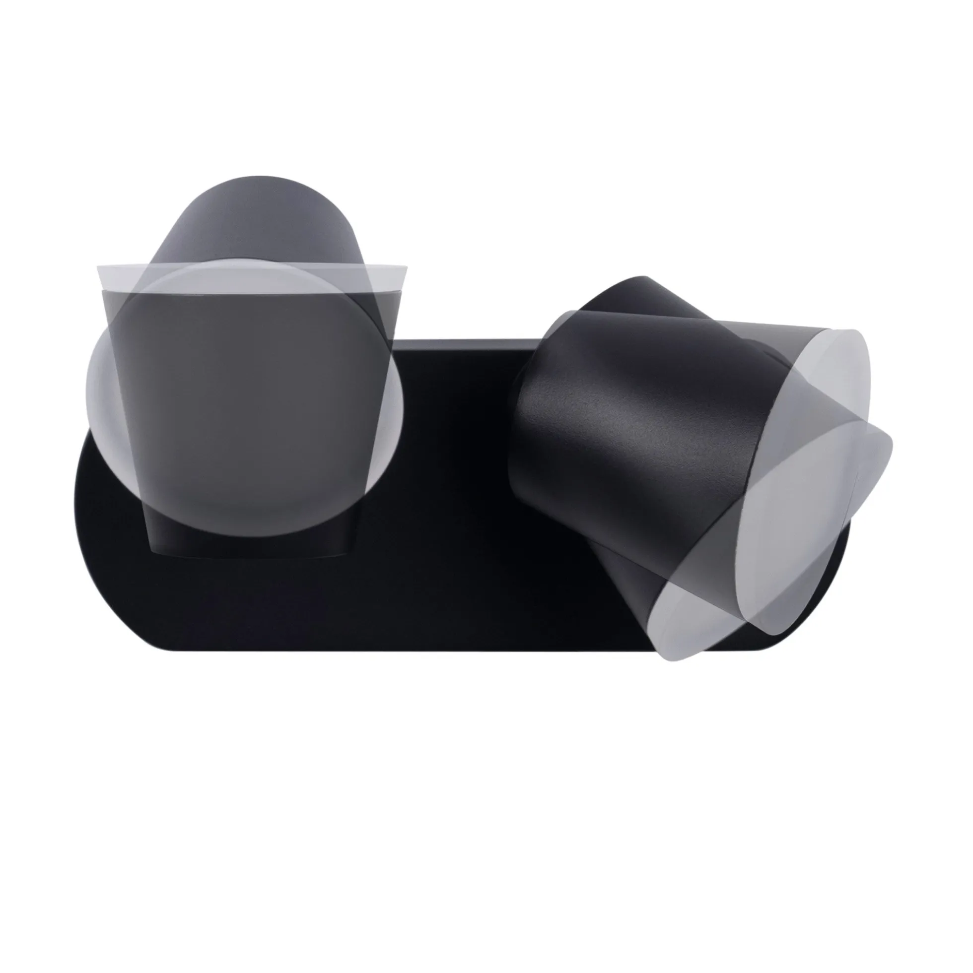 Aplique de pared exterior doble "Tura" - 20,5W - Orientable - 3000K - IP54