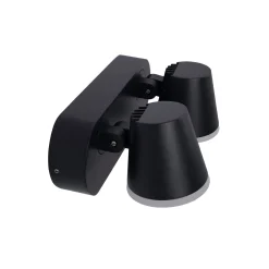 Aplique de pared exterior doble con sensor PIR