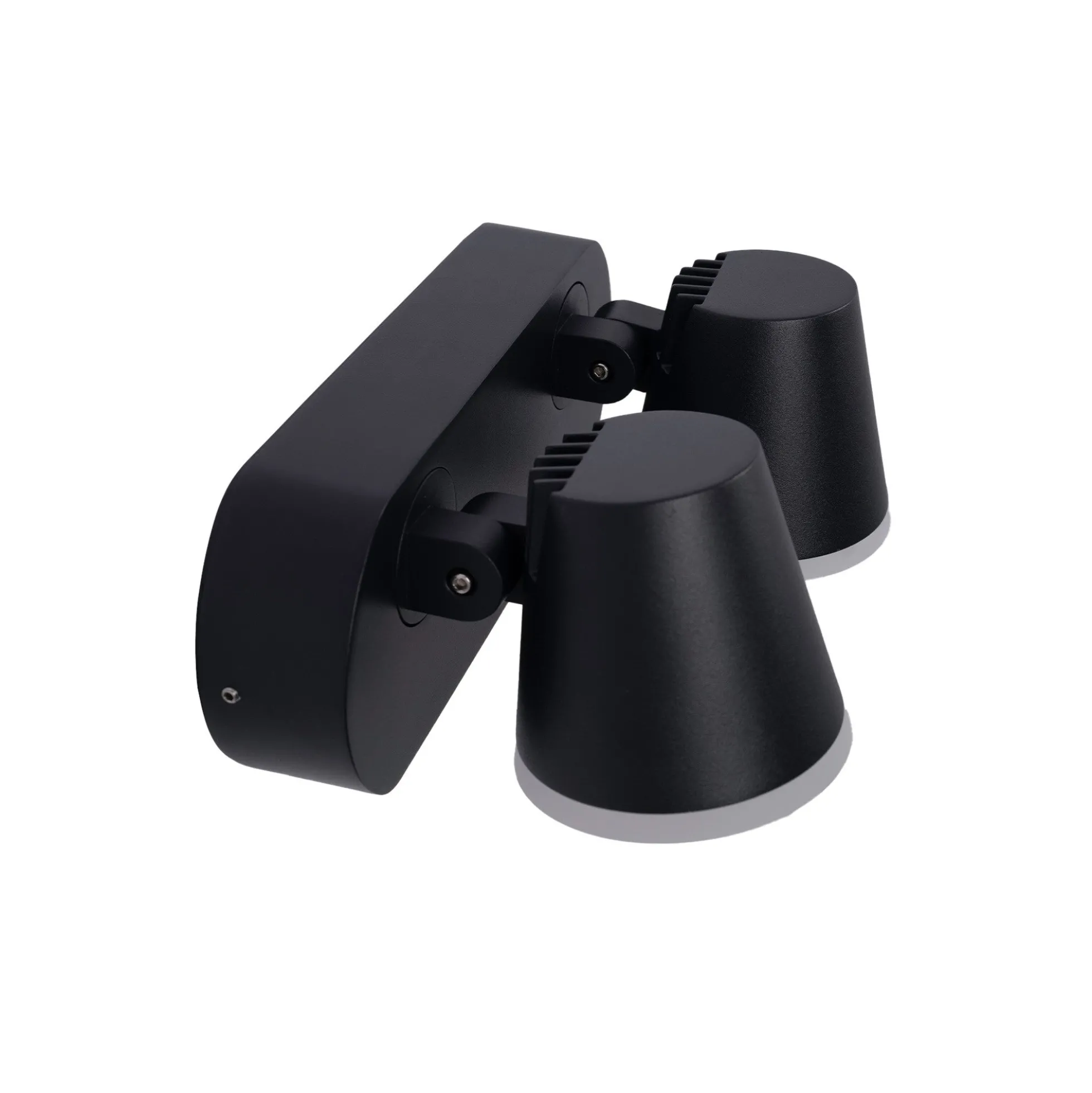 Aplique de pared exterior doble con sensor PIR "Tura" - 20,5W - Orientable - 3000K - IP54