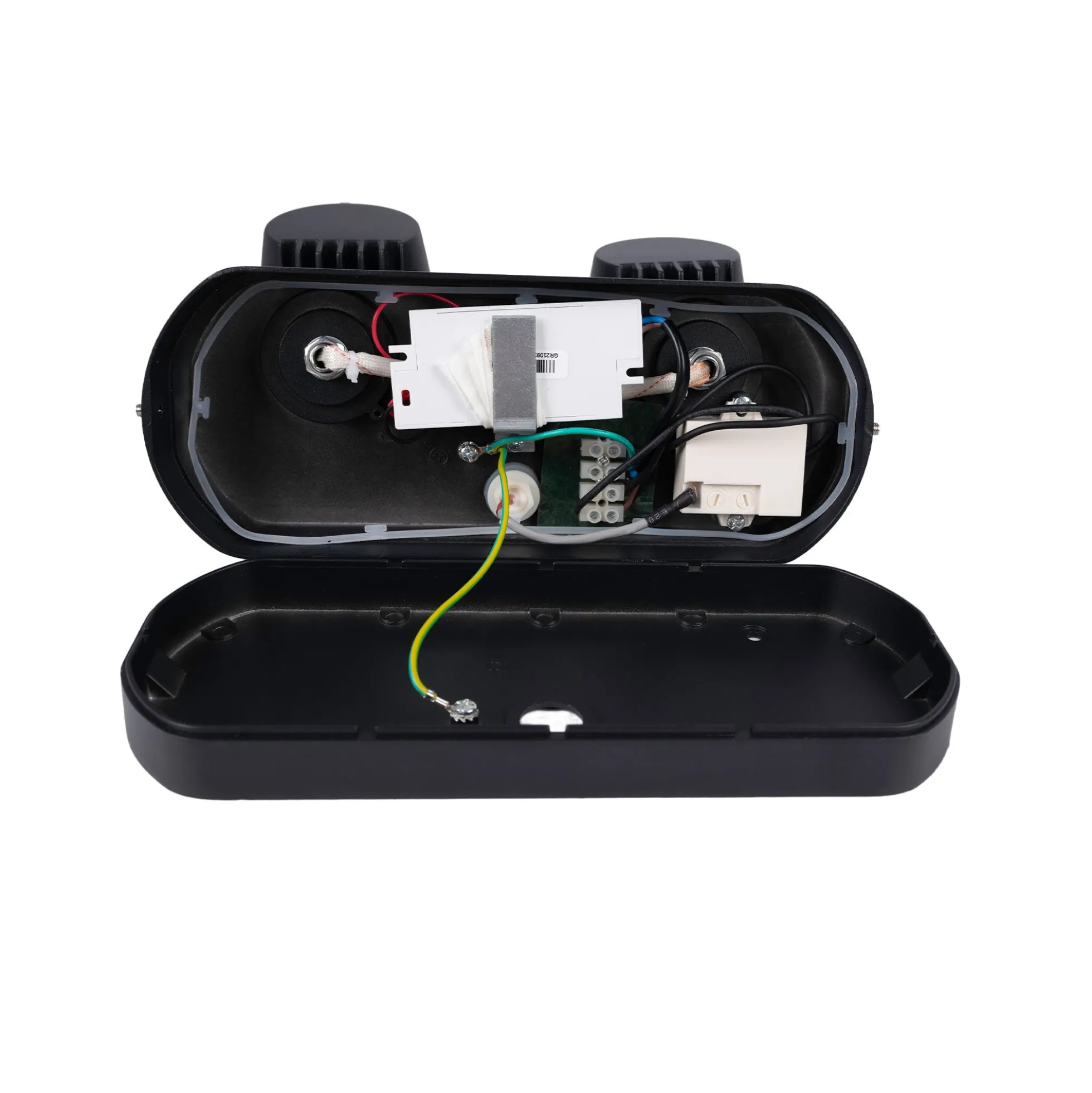 Aplique de pared exterior doble con sensor PIR "Tura" - 20,5W - Orientable - 3000K - IP54