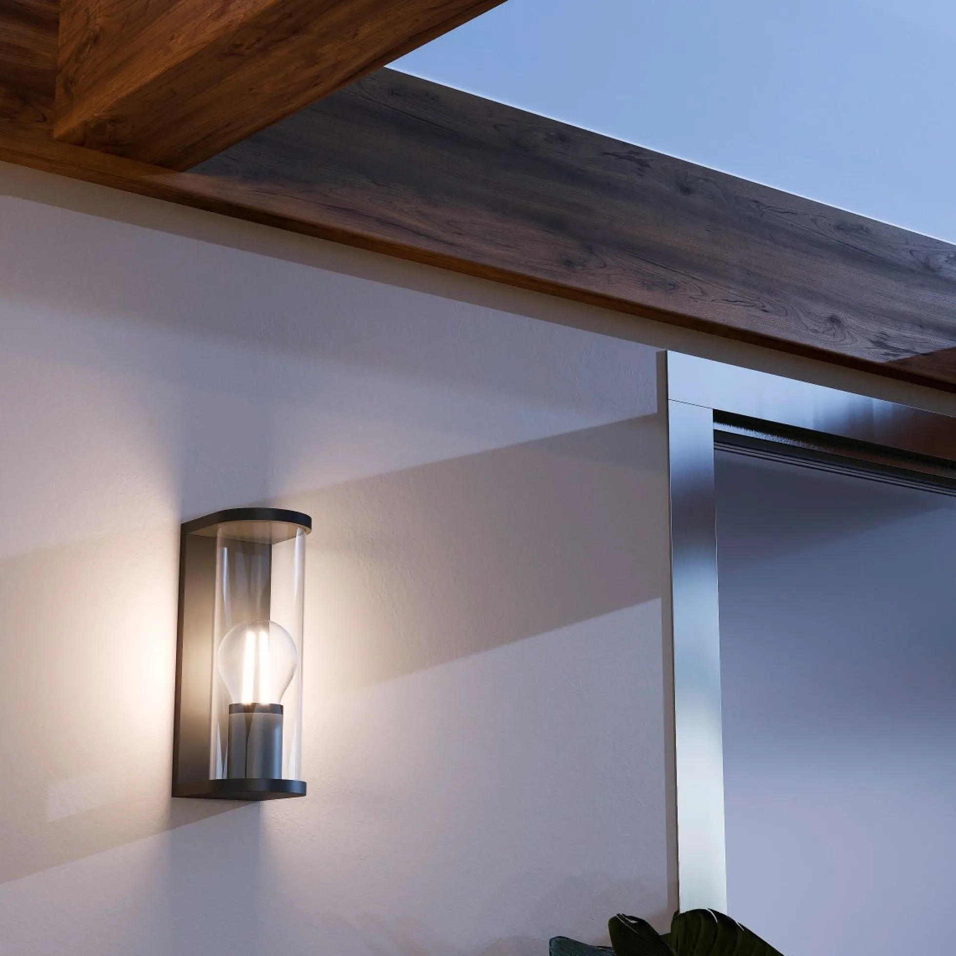 Aplique de pared exterior en aluminio "MARISA" - IP44 - E27