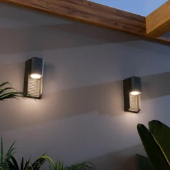 Aplique de pared exterior en aluminio 