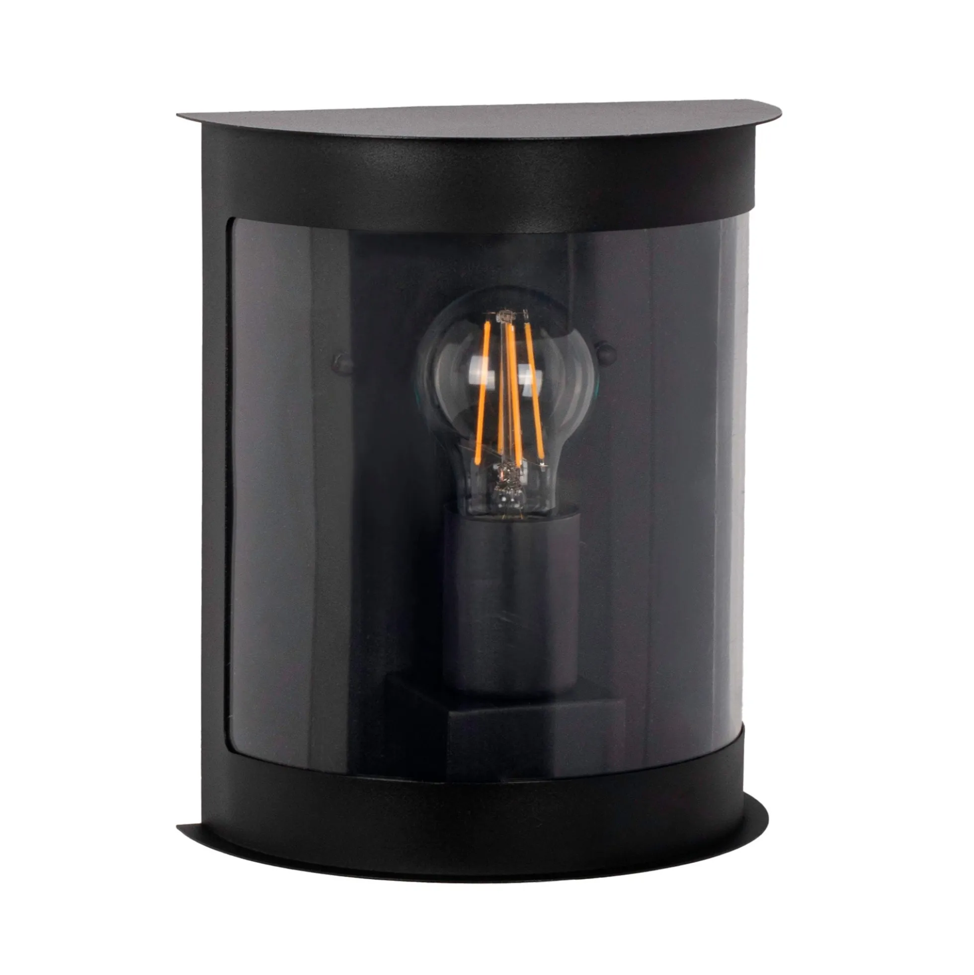 Aplique de pared exterior en aluminio "Dona" - IP44 - E27