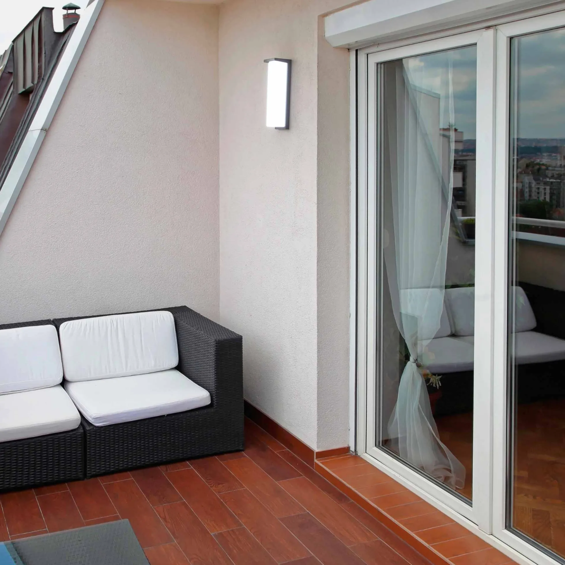Aplique de pared exterior en aluminio "Retal" - Potencia ajustable: 18W-20W-22W - CCT- IP65