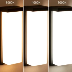 Aplique de pared exterior en aluminio