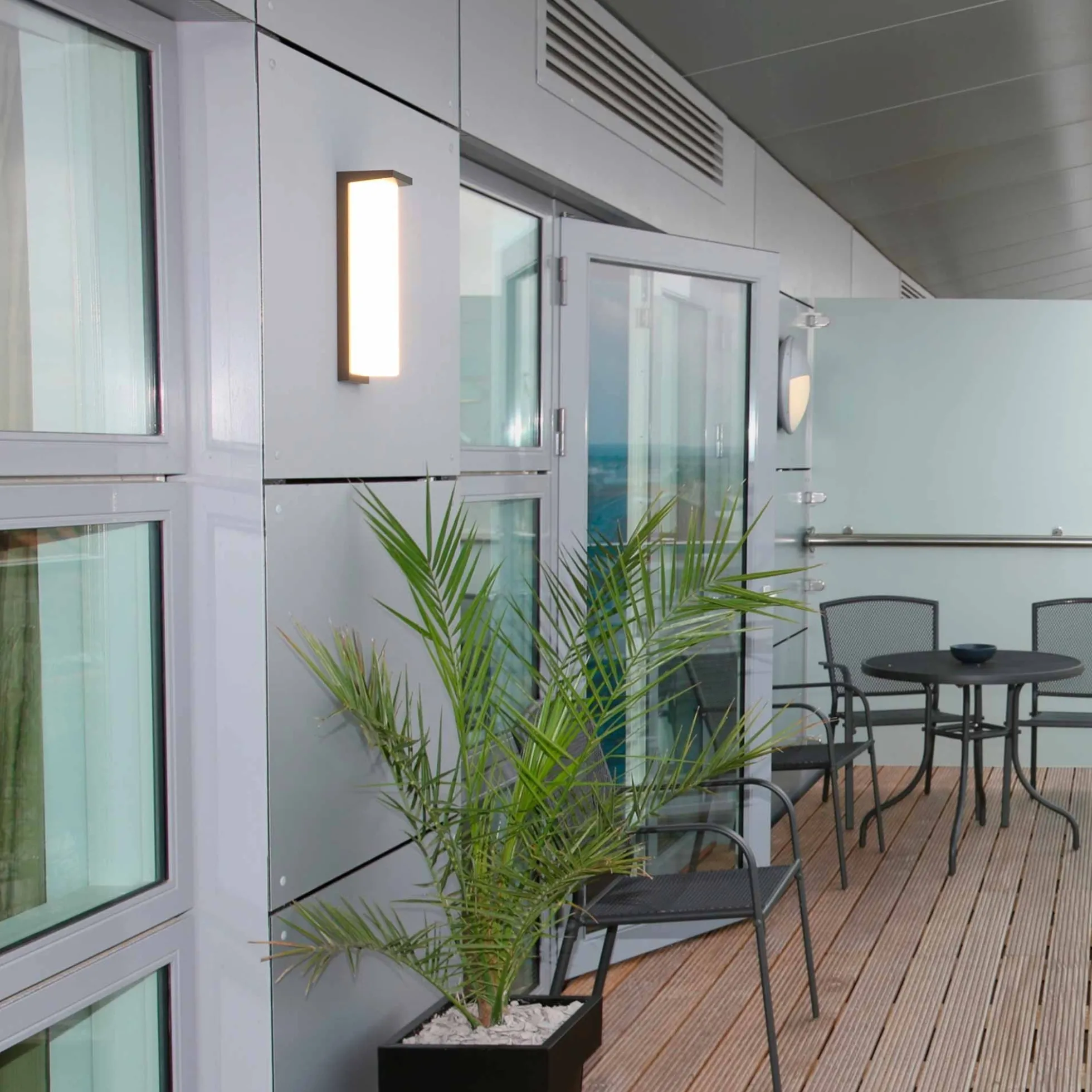 Aplique de pared exterior en aluminio "Retal" - Potencia ajustable: 18W-20W-22W - CCT- IP65