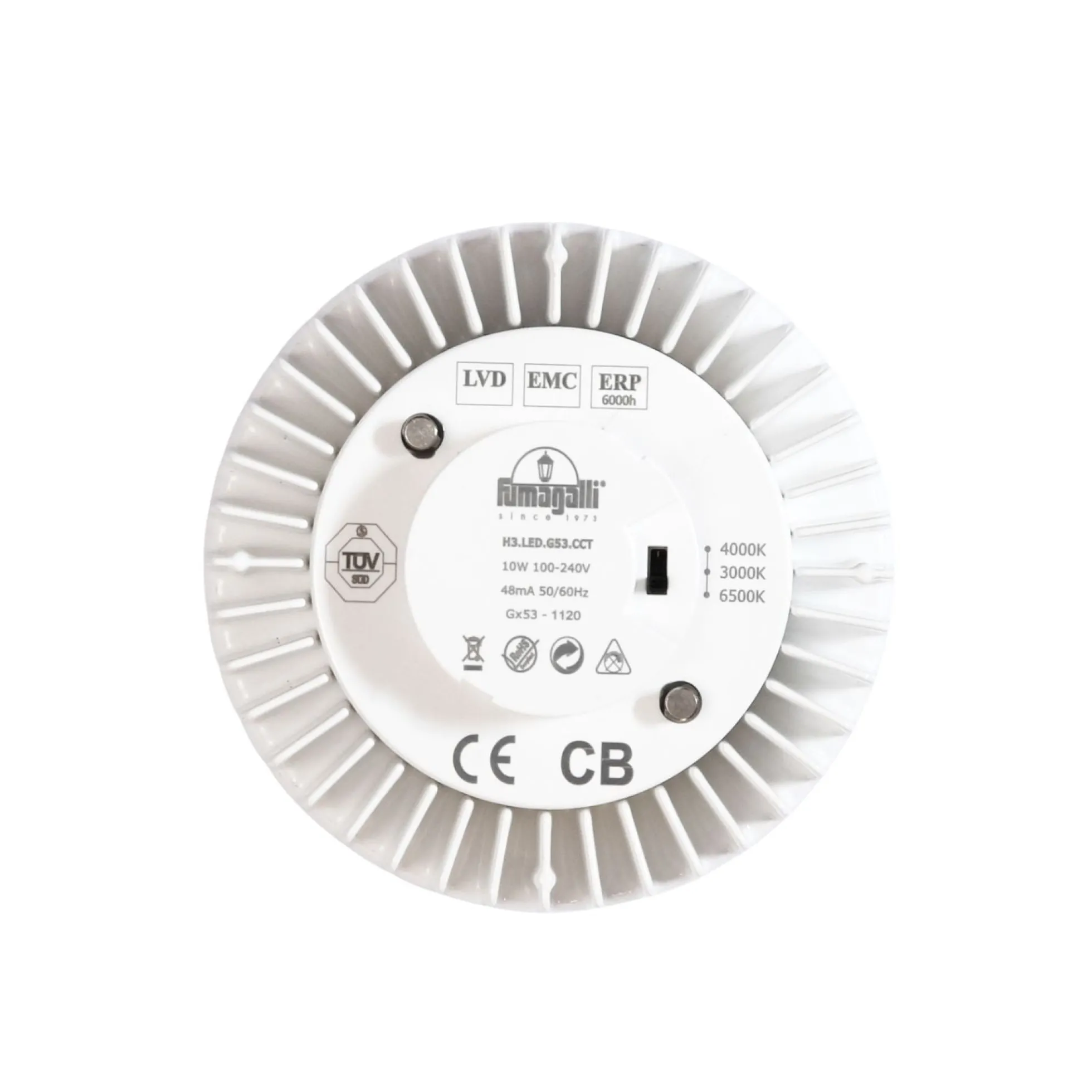 Aplique de pared exterior FUMAGALLI "ELISA APPLIQUE" - GX53 - 10W - CCT