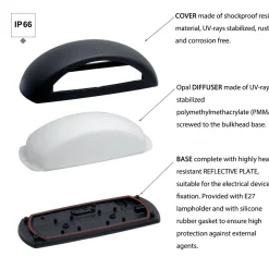 Aplique de pared exterior FUMAGALLI 