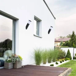 Aplique de pared exterior inclinado