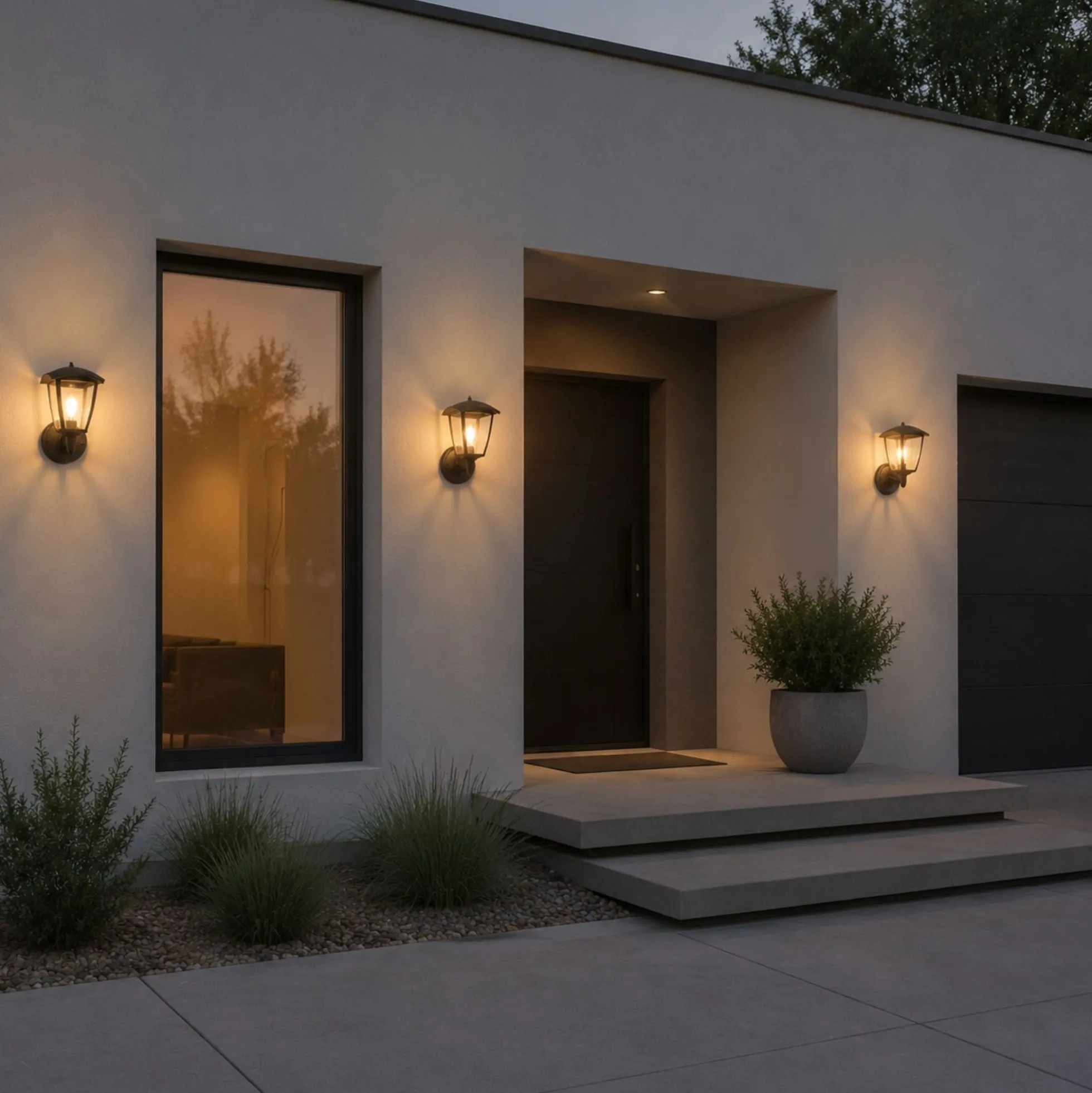 Aplique de pared exterior "KOVA" - E27 - IP44