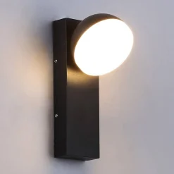 Aplique de pared exterior LED orientable